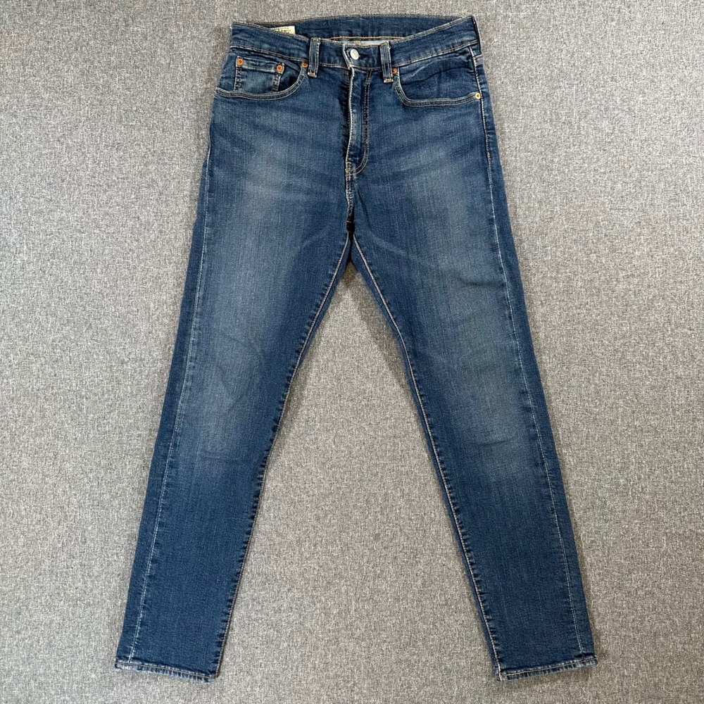 Levis 512 Slim Taper‎ Fit Jeans Mens 31x32 Blue Denim Stretch Pants Medium Wash
